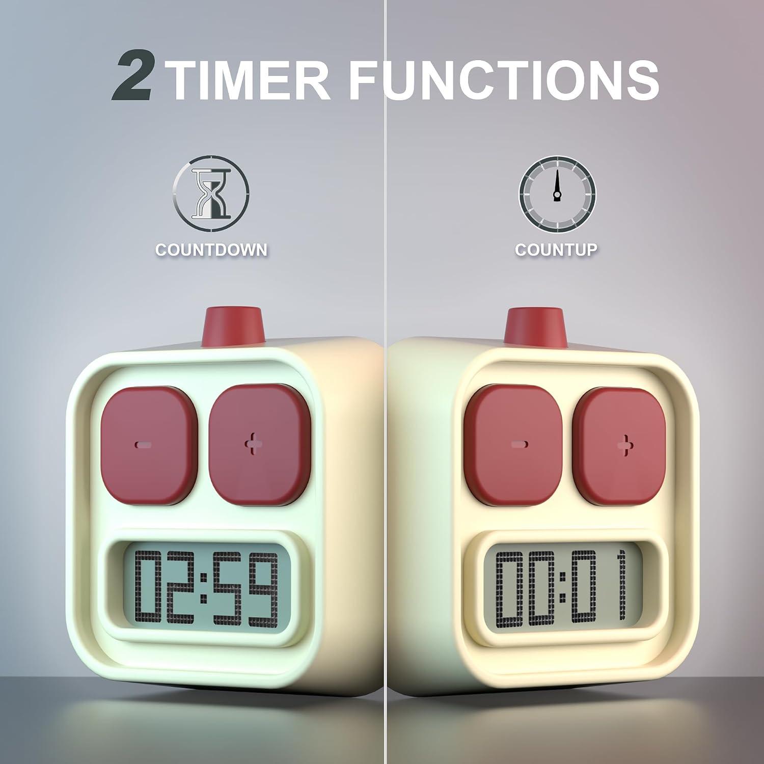 image:imageKADAMS Digital Kitchen Timer for Cooking Countdown amp Countup Productivity Magnetic for Kids Classroom Kitchen Home School Office YellowYellow