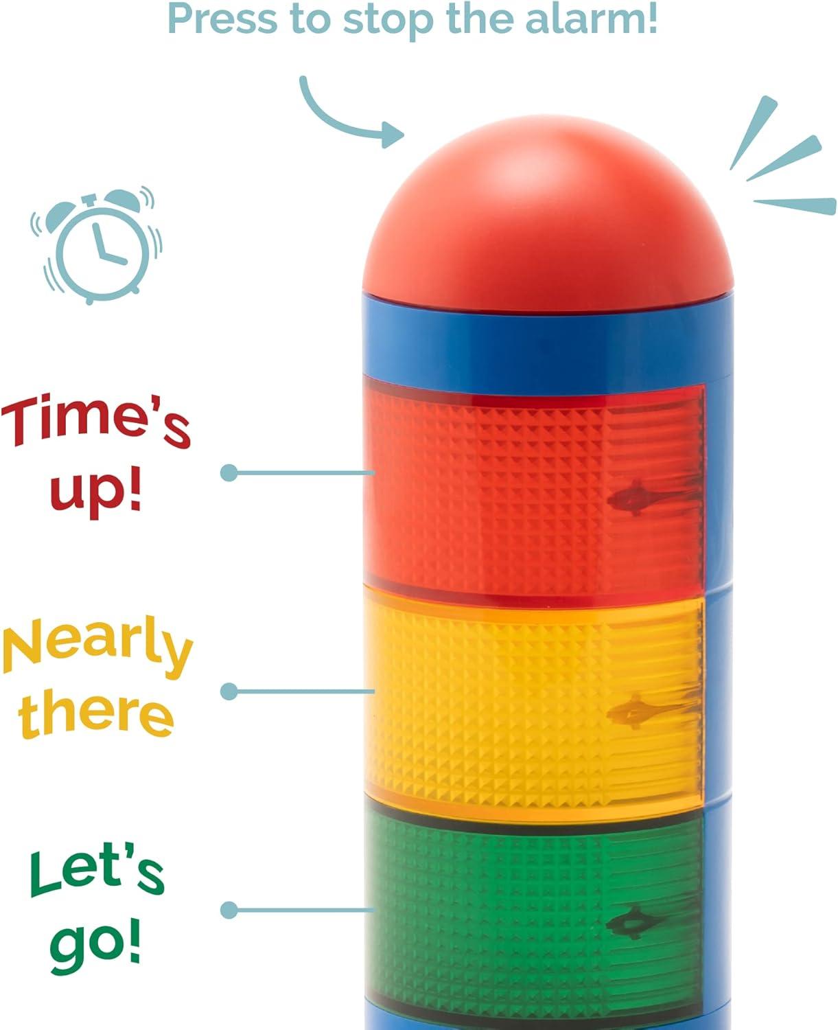 image:imageKADAMS Visual Timer for Kids with Audio PreAlarm Traffic Light Alarm for Kids Toddler Teachers Classroom Home Time Management Tool 24hr Countdown Pause Memory FunctionBlue