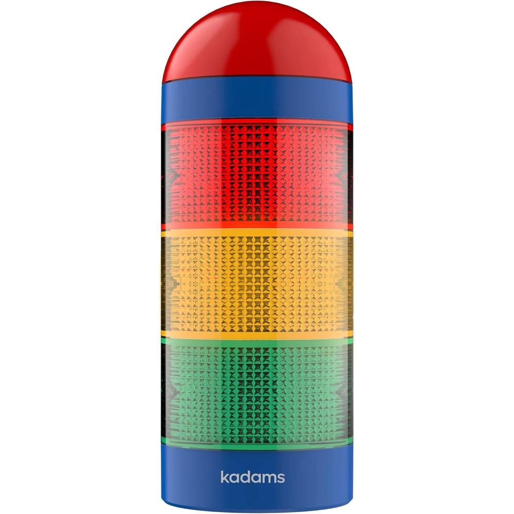 image:imageKADAMS Visual Timer for Kids with Audio PreAlarm Traffic Light Alarm for Kids Toddler Teachers Classroom Home Time Management Tool 24hr Countdown Pause Memory FunctionBlue
