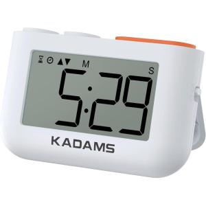 image:imageKADAMS Digital Kitchen Timer Clock with Countdown amp CountUp Magnetic Back Flip Stand 2Level Volume Control Cooking Egg Classroom Teacher Kids Exercise Study Oven Battery Operated