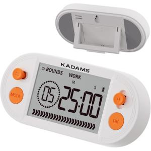 image:imageKADAMS Pomodoro Productivity Interval Timer  Countdown Stopwatch for Study Yoga Gym Workouts Exercise HIIT Tabata with Magnets Stand Orange